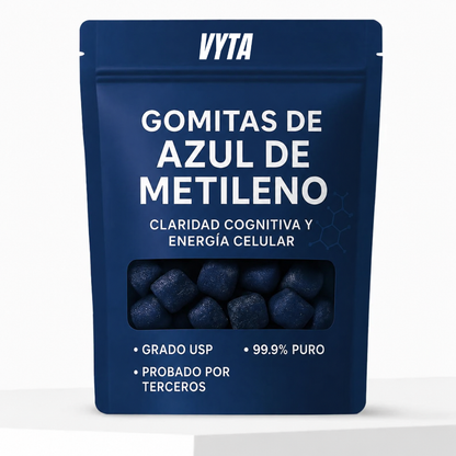 Gomitas de azul de metileno para el alivio del dolor nervioso