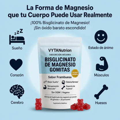 VYTANutrion - Gomitas de bisglicinato de magnesio