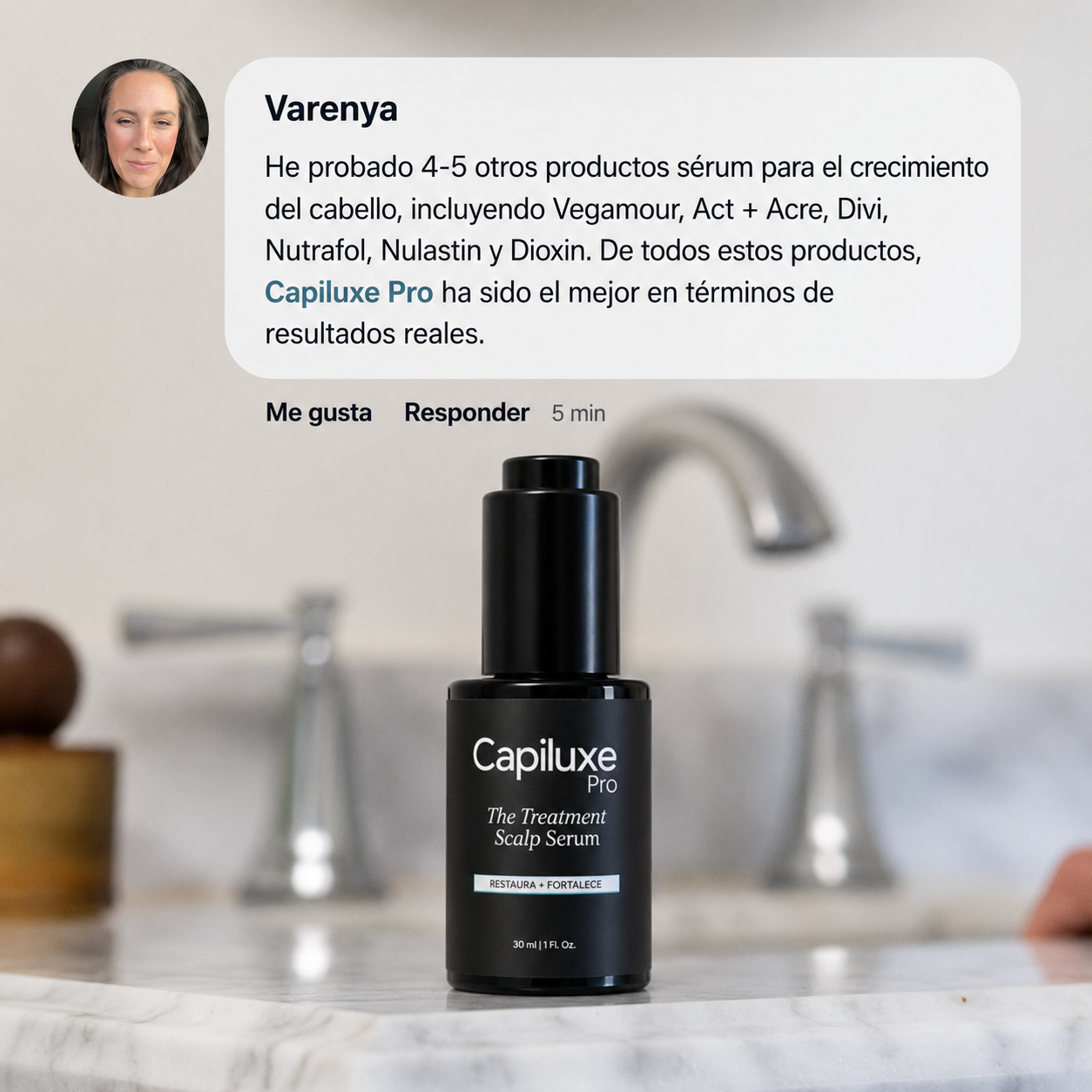 Capiluxe Pro™ | Sistema Avanzado Para Cabello Fino